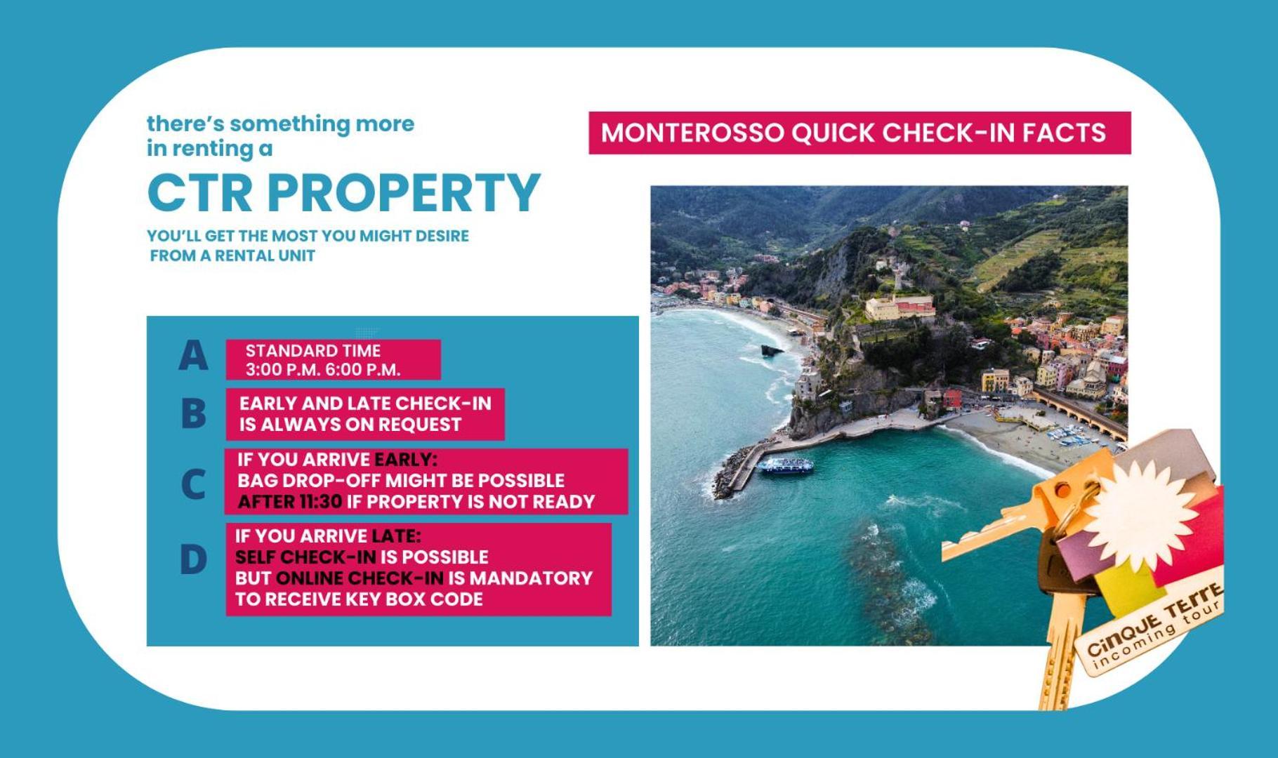 Villa Tanca With Ac, Terrace And Views Monterosso al Mare Exterior foto